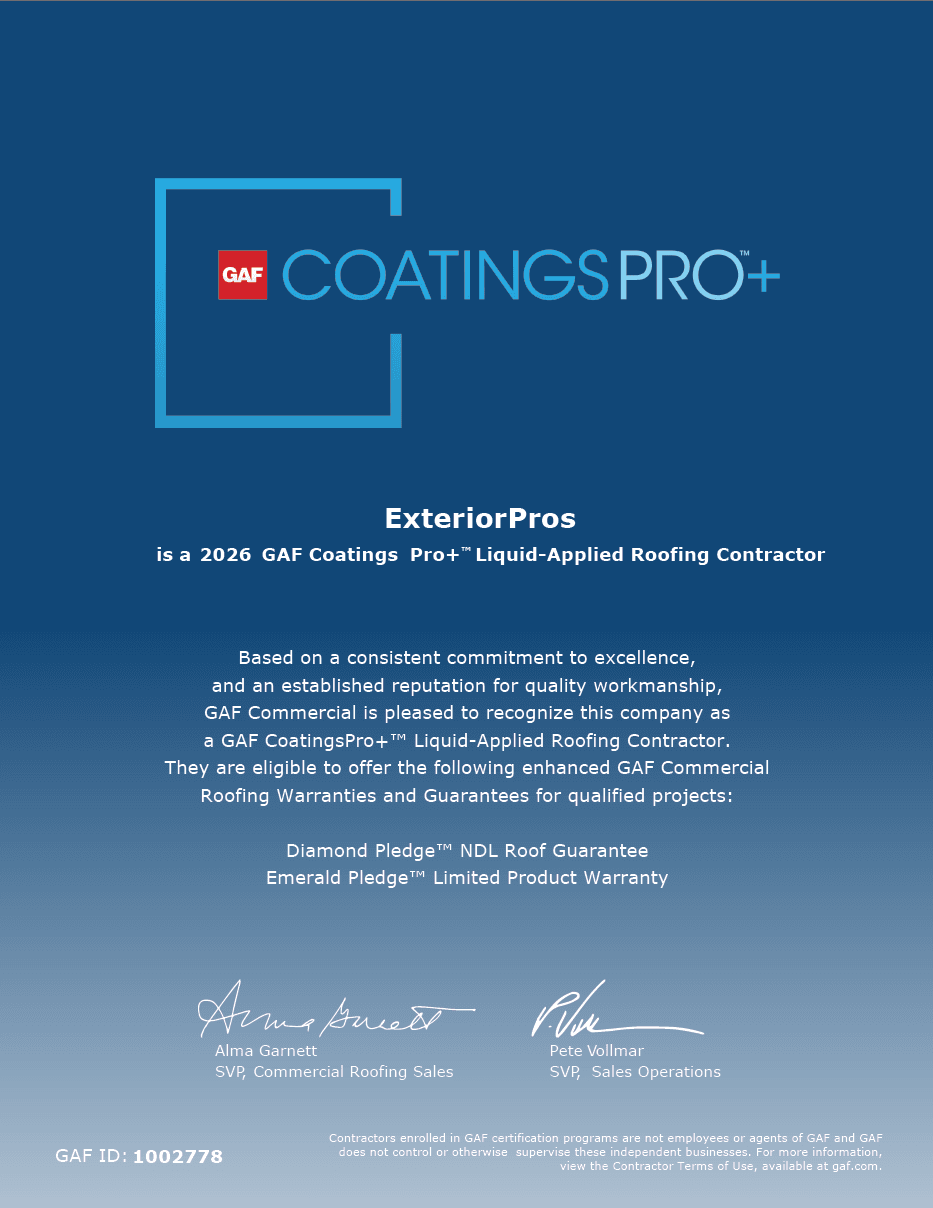 GAF Coatings Pro + Certificate