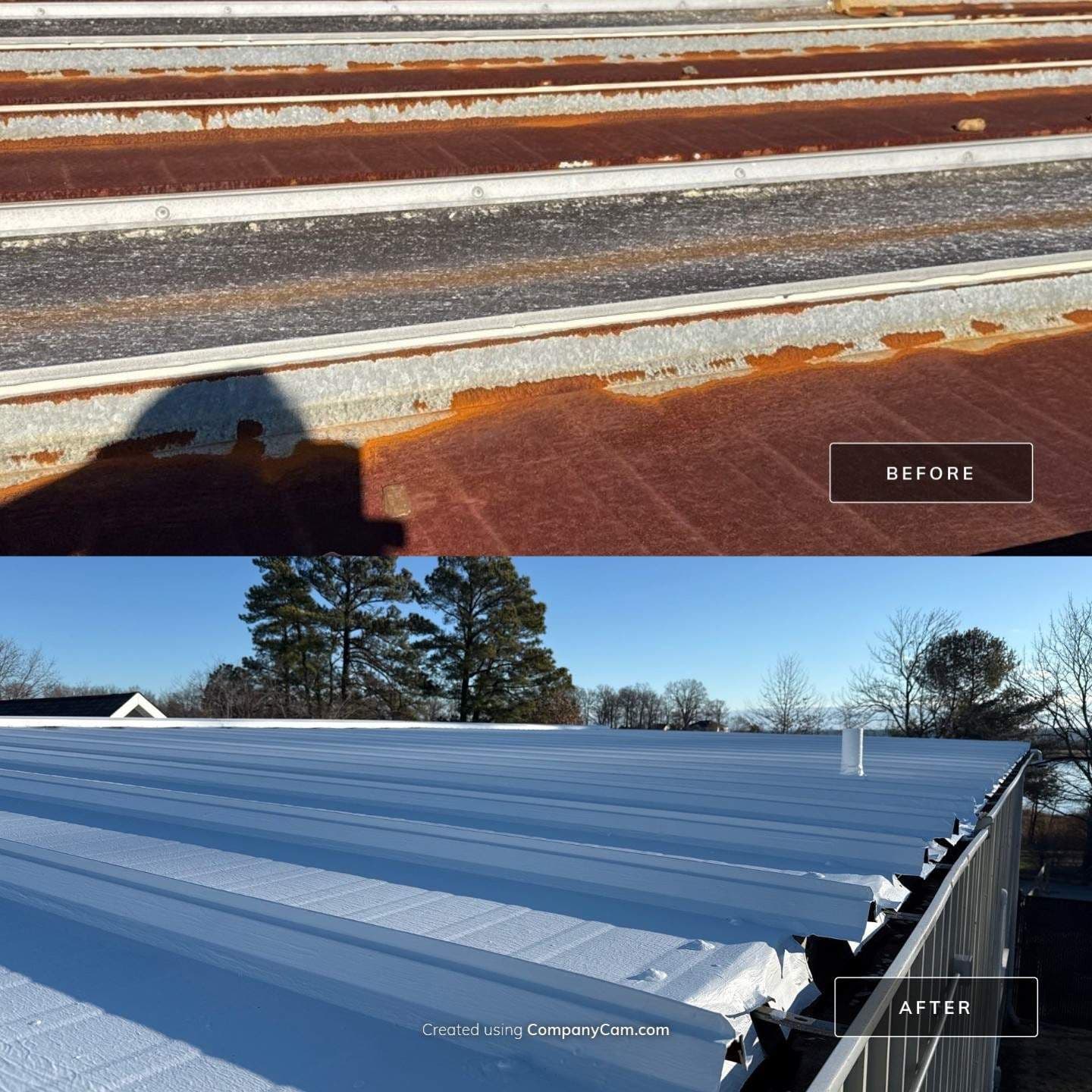 Town of North Beach Roofing before and After